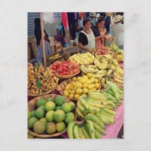 Cartão Postal Fruta e estábulo vegetal