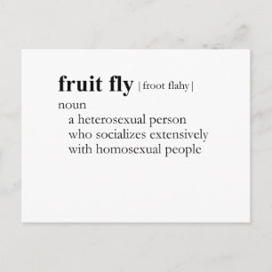 Cartão Postal FRUTA FLY (definição)