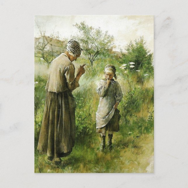 Cartão Postal Fruta proibida (Frente)