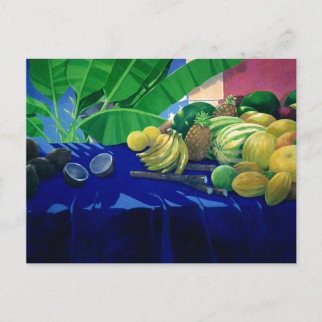 Cartão Postal Fruta tropical (Frente)