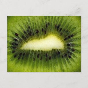 Cartão Postal Fruta Verde legal de Kiwi