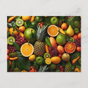 Cartão Postal Frutas tropicais