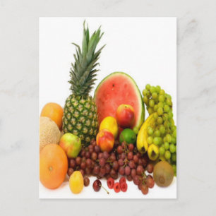 CARTÃO POSTAL FRUTAS VEGETAIS
