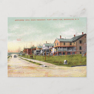 Cartão Postal Ft. Hamilton, Bay Ridge, Brooklyn NYC Vintage