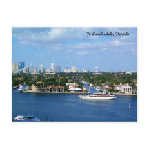 Ft Lauderdale Intracoastal Waterway & Skyline