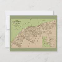 Ft Myers Flórida Mapa Antigo