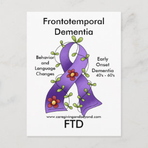 Cartão postal FTD, Dementia Frontotemporal