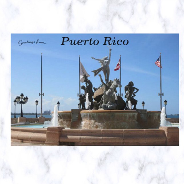 Cartão Postal Fuente Raices Porto Rico (Criador carregado)