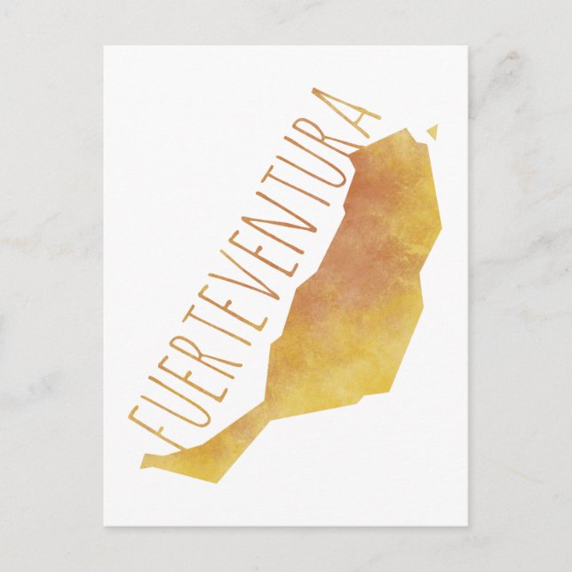 Cartão Postal Fuerteventura (Frente)