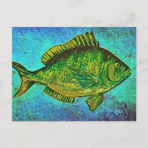 Cartão Postal Fuga da pesca