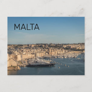 Cartão Postal Fuga das três cidades de Malta