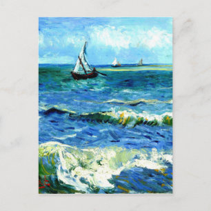 Cartão Postal Fuga em Saintes-Maries, Vincent Van Gogh