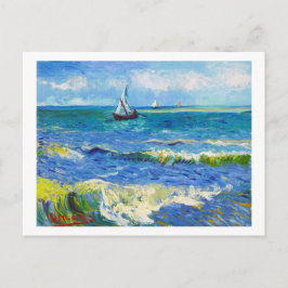 Cartão Postal Fuga em Saintes-Maries Vincent Van Gogh