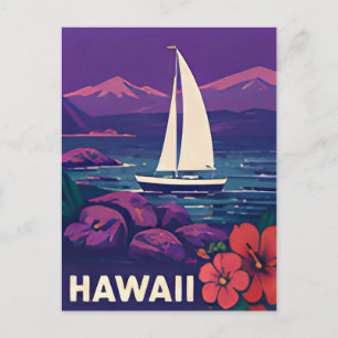 Cartão Postal 🌺 Fuga para a Ilha Tropical do Havaí