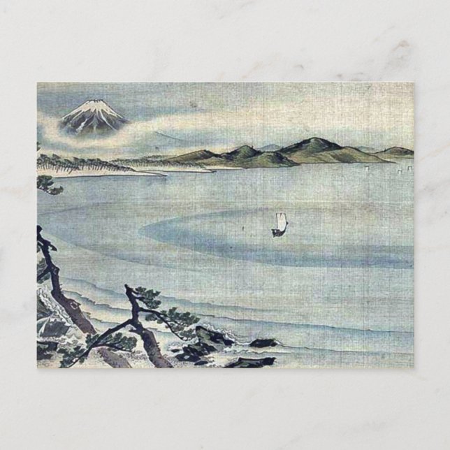 Cartão Postal Fukeiga Ukiyoe (Frente)