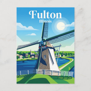 Cartão Postal Fulton Illinois