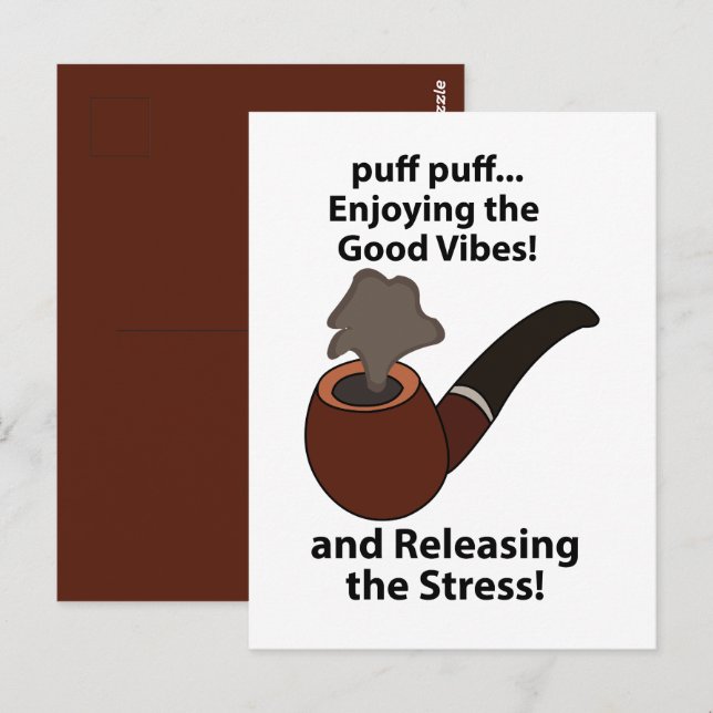 Cartão Postal Fumagem De Tubagens Aproveitando O Fumar De Boas V (Frente/Verso)