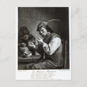 Cartão Postal Fumante flamengo