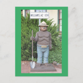 Cartão Postal Fumar o Urso na Rota 66