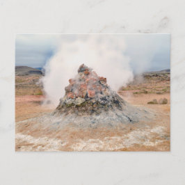 Cartão Postal Fumarole, Hverir Geotérmica, Islândia