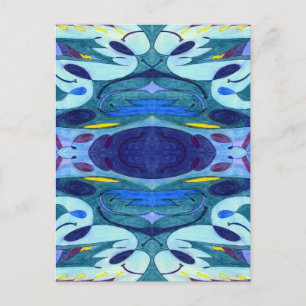 Cartão Postal Fumos azuis