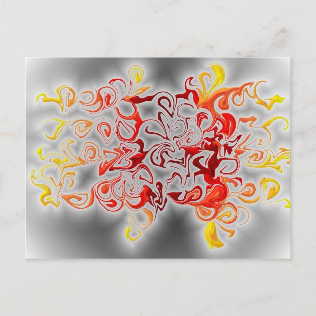 Cartão Postal Fumos e chamas (Frente)
