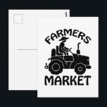 Cartão Postal Fun Farmers market word art<br><div class="desc">Fun Farmers market word art Postcard</div>