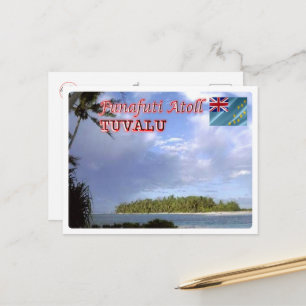 Cartão Postal Funafuti Atoll - Tuvalu -