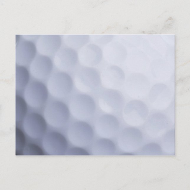 Cartão Postal Fundo da Bola Golf Personalizado Modelo (Frente)
