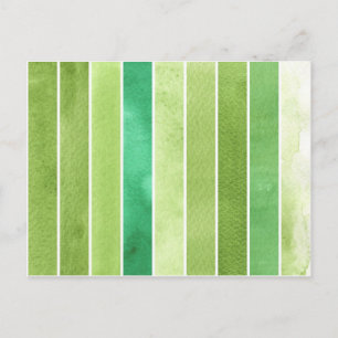 Cartão Postal fundo de aquarela do excelente verde - aquarela