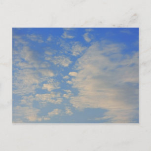 Cartão Postal Fundo do céu azul.