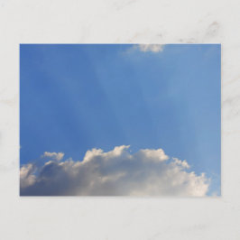 Cartão Postal Fundo do céu azul.