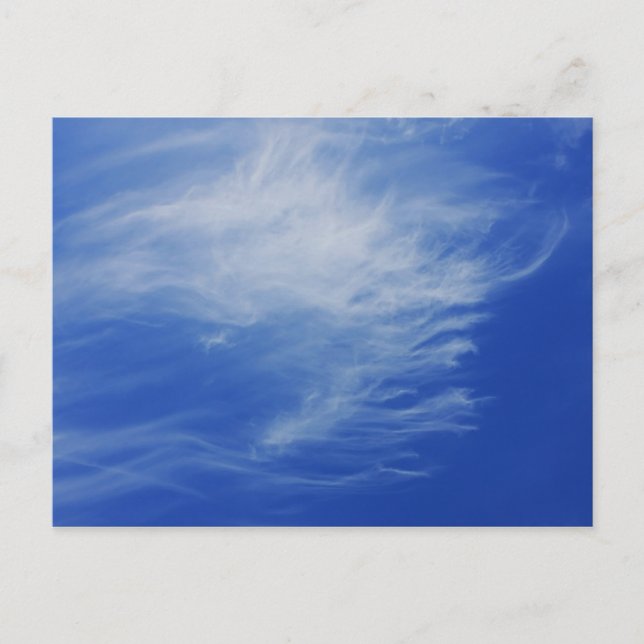 Cartão Postal Fundo do céu azul. (Frente)