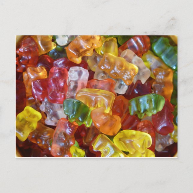 Cartão Postal Fundo dos Ursos Gummy (Frente)