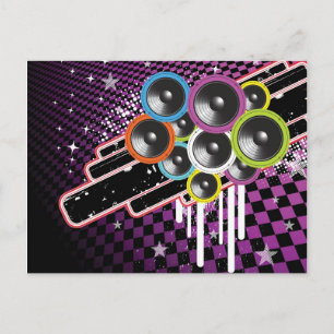 Cartão Postal Fundo grunge