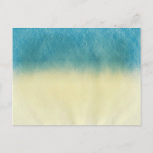 Cartão Postal Fundo - Papel de Aquarela de Textura