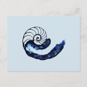 Cartão Postal Fundo Personalizável Preto Órfão de Tatuagem Cosim