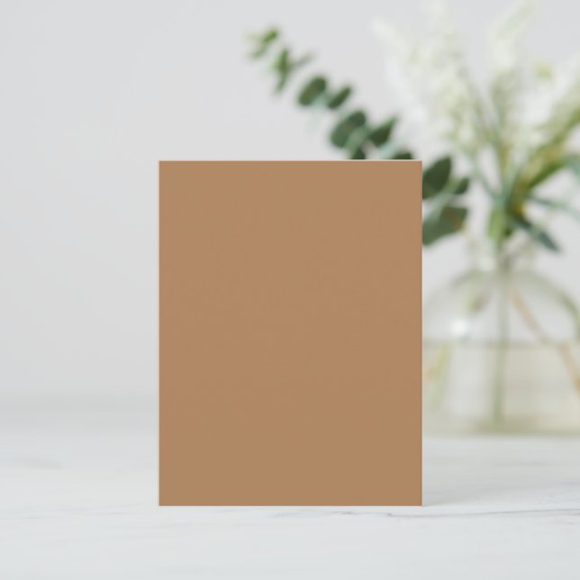 Cartão Postal Fundo Rosa Rosa Suave - Casamento (Em pé/Frente)