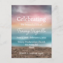 Funeral Colorida do Sunset Beach