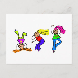 Cartão Postal Funky Girls