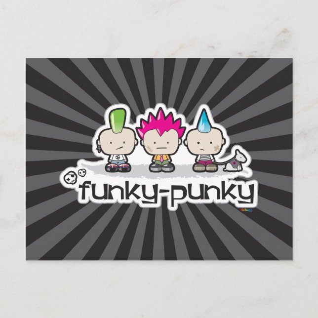 Cartão postal Funky-Punky (Frente)