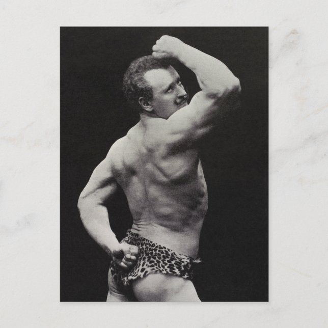 Cartão Postal Funny Bodybuilder (Frente)