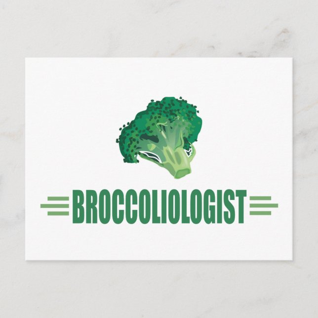 Cartão Postal Funny Broccoli (Frente)