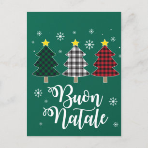 Cartão Postal Funny Buon Natale Itália Natal Feriado Italiano Ch