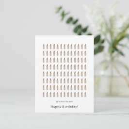 Cartão Postal Funny I've Lost Count Happy Birthday Candles Card