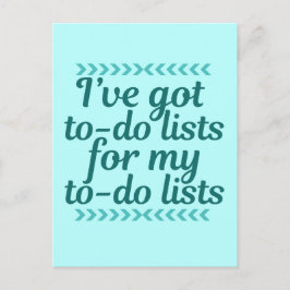 Cartão Postal Funny Workaholic