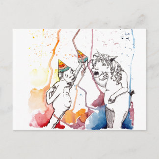 Cartão Postal Für Einhörner und Einhorn Fans