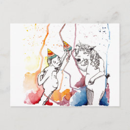 Cartão Postal Für Einhörner und Einhorn Fans