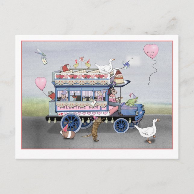 Cartão Postal Furgão do Dia dos Namorados (Frente)