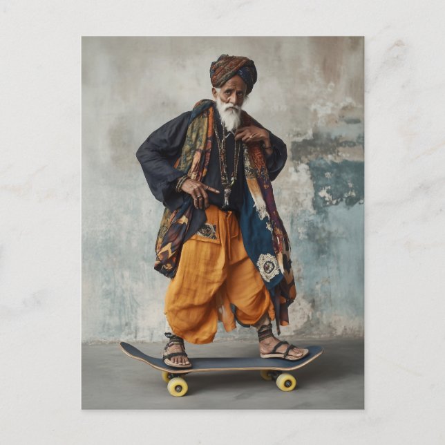 Cartão Postal Fusão cultural nas rodas (Frente)